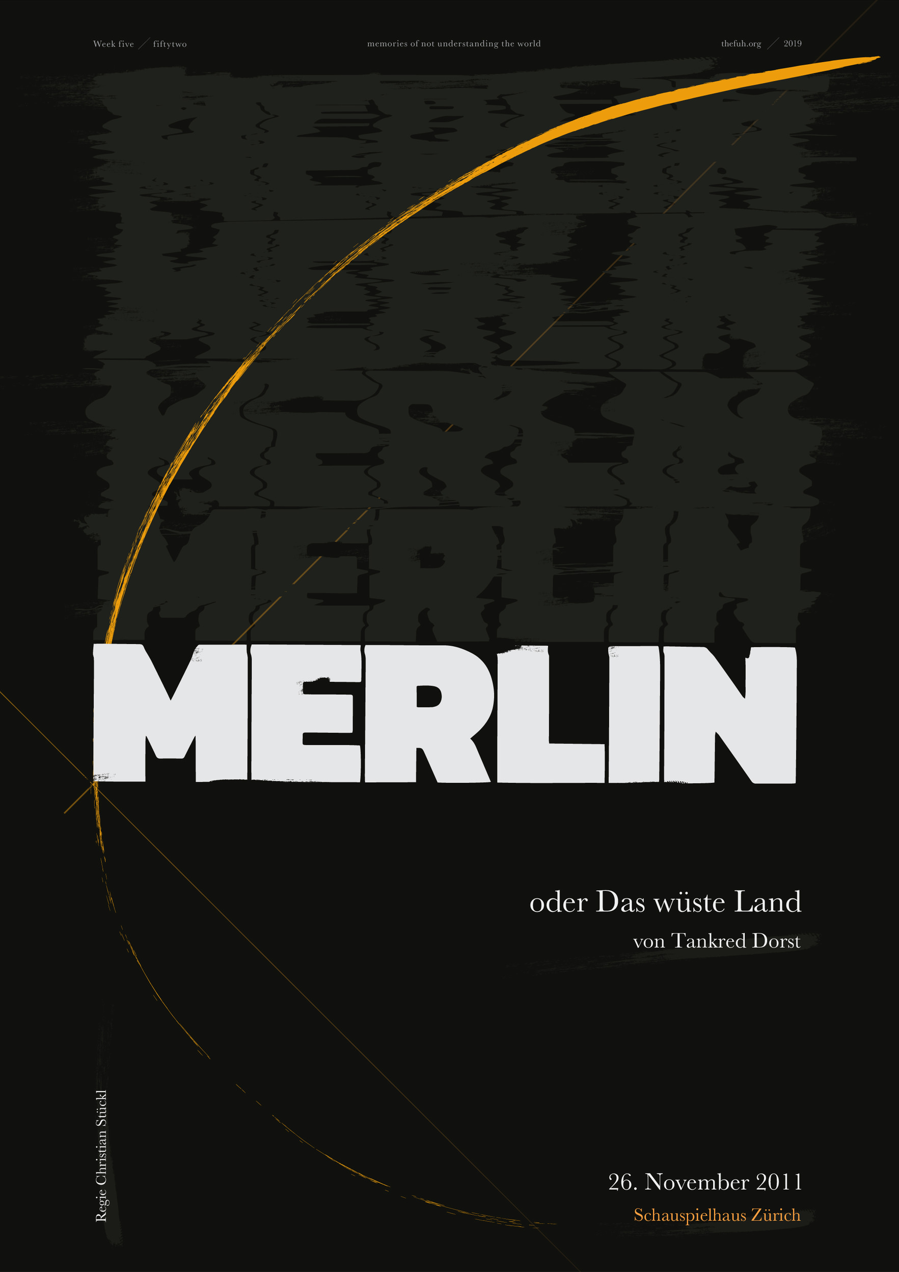 Poster week 5 - Merlin oder Das Wüste Land